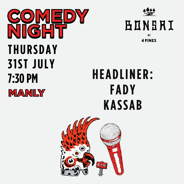 July Comedy Night at Bonsai by 4 Pines! 