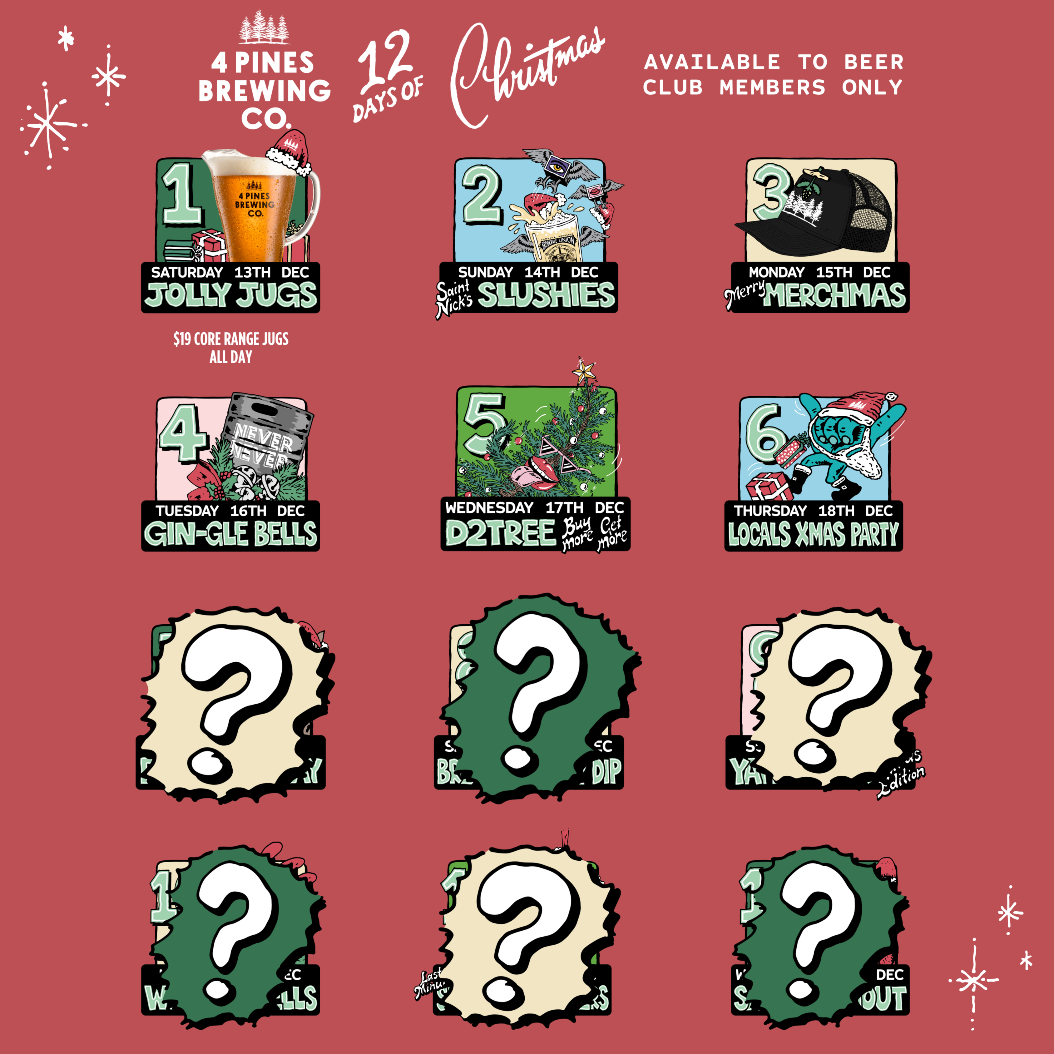 12 Days of 4 Pines